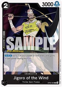 Jigoro of the Wind - Wings of the Captain Pre-Release Cards - C - OP06-084