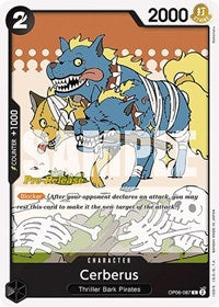 Cerberus - Wings of the Captain Pre-Release Cards - C - OP06-087