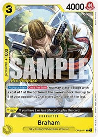 Braham - Wings of the Captain Pre-Release Cards - C - OP06-111