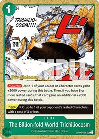 The Billion-fold World Trichiliocosm - Wings of the Captain Pre-Release Cards - UC - OP06-038