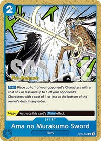 Ama no Murakumo Sword - Wings of the Captain Pre-Release Cards - UC - OP06-056