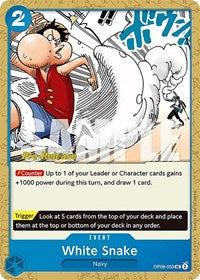 White Snake - Wings of the Captain Pre-Release Cards - UC - OP06-059