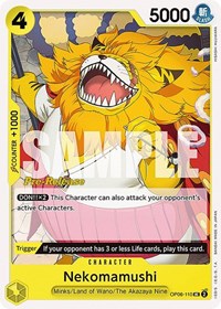 Nekomamushi - Wings of the Captain Pre-Release Cards - UC - OP06-110