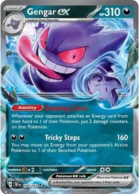 Gengar ex - 104/162 - SV05: Temporal Forces - Double Rare - 104/162