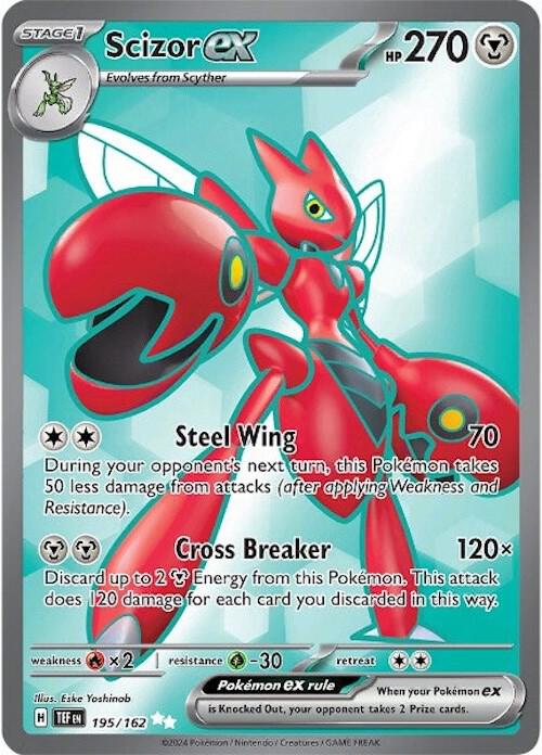 Scizor ex - 195/162 - SV05: Temporal Forces - Ultra Rare - 195/162