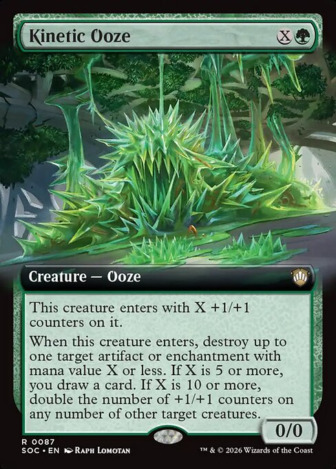 Kinetic Ooze (Extended Art) - Commander: Secrets of Strixhaven - R - 87