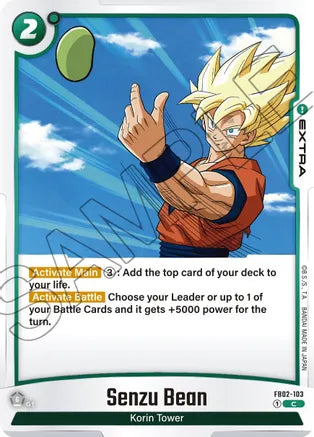 Senzu Bean - Blazing Aura - Common - FB02-103