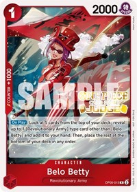 Belo Betty (Judge Pack Vol. 3) - One Piece Promotion Cards - R - OP05-015