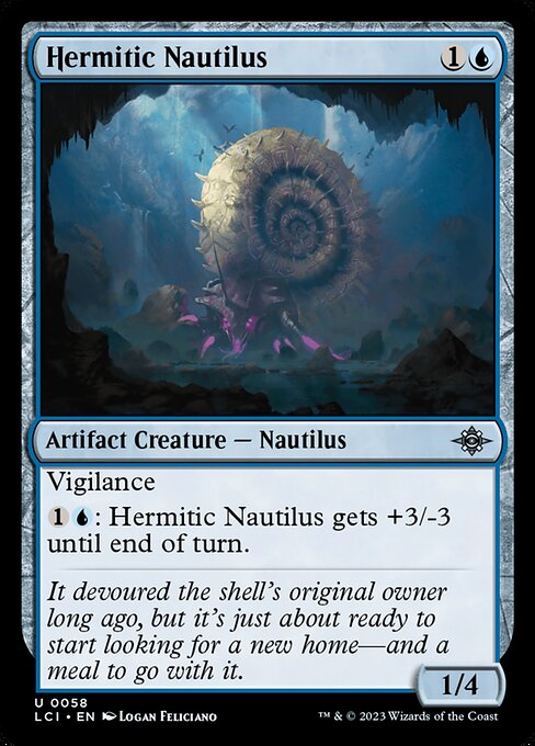 Hermitic Nautilus - The Lost Caverns of Ixalan - U - 58