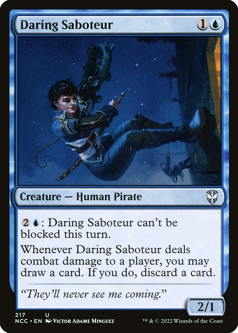 Daring Saboteur - Commander: Streets of New Capenna - U - 217