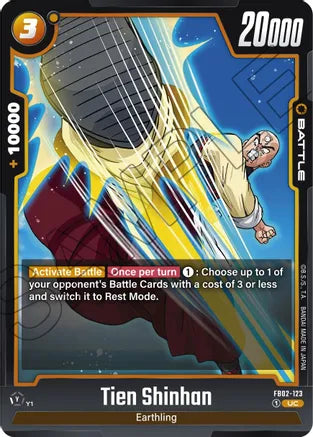 Tien Shinhan - FB02-123 - Blazing Aura - Uncommon - FB02-123