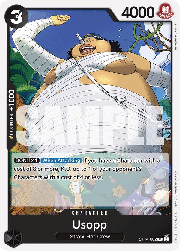 Usopp - Starter Deck 14: 3D2Y - C - ST14-002