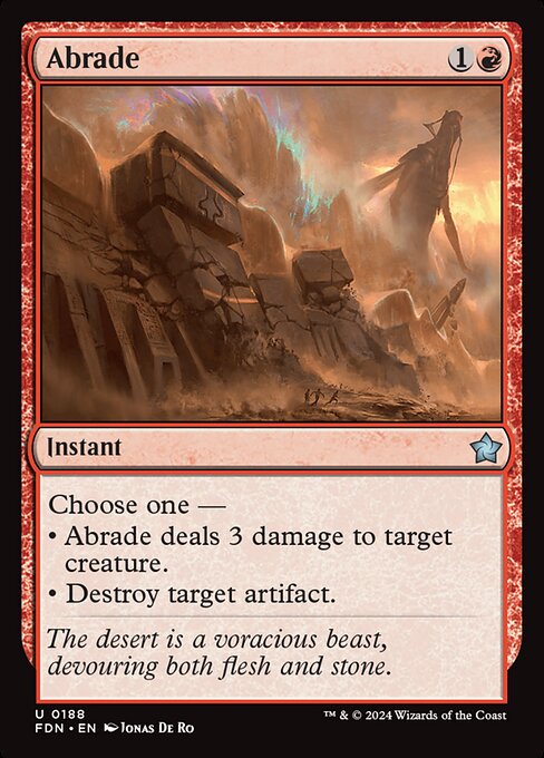 Abrade - Foundations - U - 188
