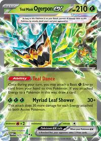 Teal Mask Ogerpon ex - 025/167 - SV06: Twilight Masquerade - Double Rare - 025/167