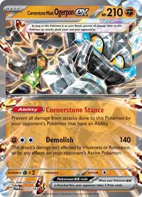 Cornerstone Mask Ogerpon ex - 112/167 - SV06: Twilight Masquerade - Double Rare - 112/167