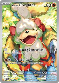 Hisuian Growlithe - 181/167 - SV06: Twilight Masquerade - Illustration Rare - 181/167
