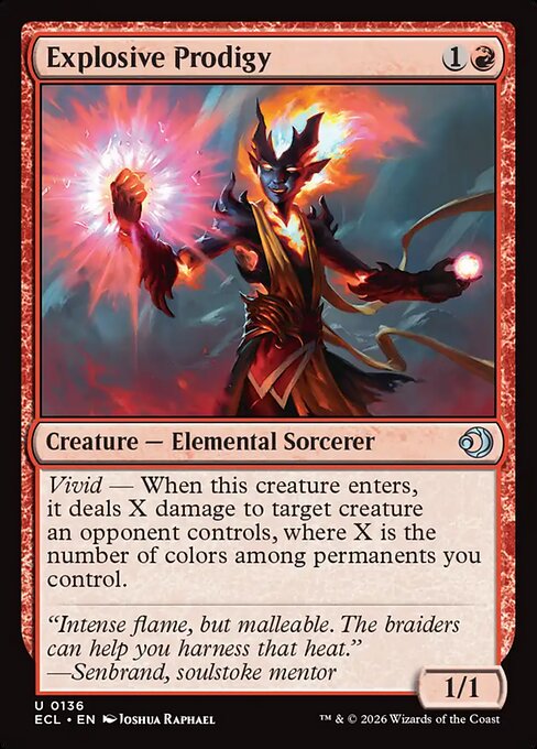 Explosive Prodigy - Lorwyn Eclipsed - U - 136