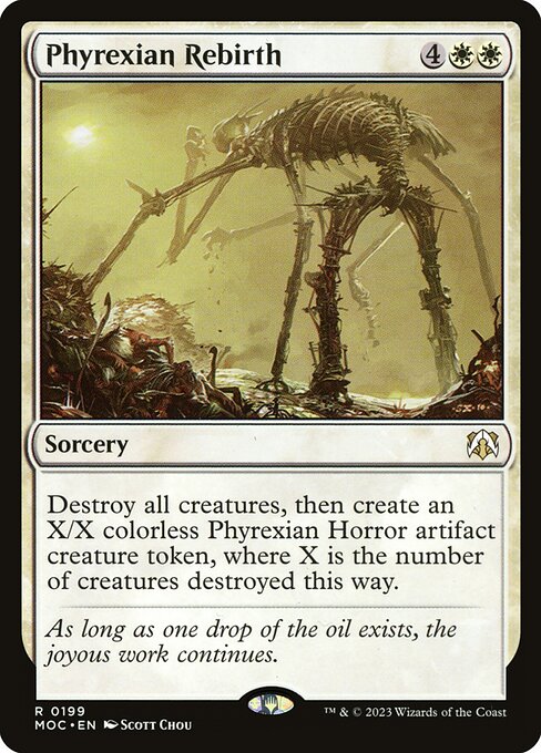 Phyrexian Rebirth - Commander: March of the Machine - R - 199