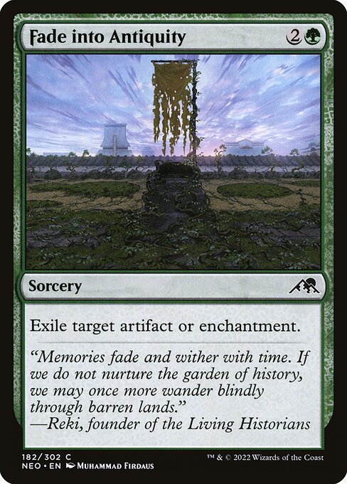 Fade into Antiquity - Kamigawa: Neon Dynasty - C - 182