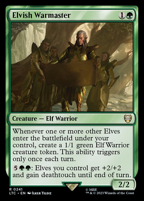 Elvish Warmaster - Commander: The Lord of the Rings: Tales of Middle-earth - R - 241