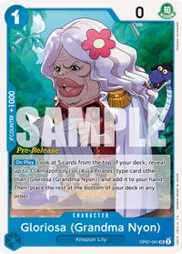 Gloriosa (Grandma Nyon) - 500 Years in the Future Pre-Release Cards - UC - OP07-041