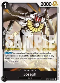 Joseph - 500 Years in the Future Pre-Release Cards - UC - OP07-092