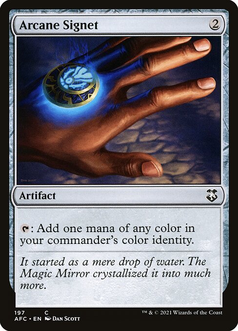 Arcane Signet - Commander: Adventures in the Forgotten Realms - C - 197