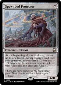 Spawnbed Protector (Ripple Foil) - Commander: Modern Horizons 3 - R - 36