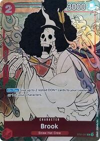 Brook (English Version 1st Anniversary Set) - One Piece Promotion Cards - C - ST01-011
