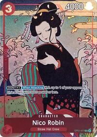 Nico Robin (English Version 1st Anniversary Set) - One Piece Promotion Cards - R - OP01-017