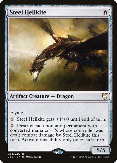 Steel Hellkite - Commander 2018 - R - 224