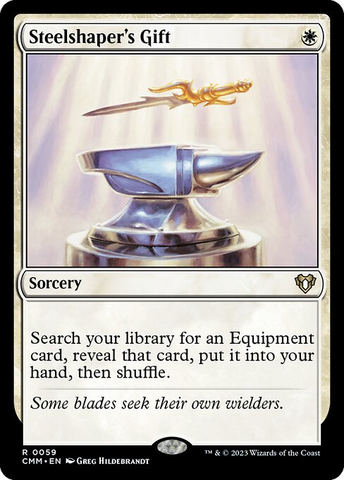 Steelshaper's Gift - Commander Masters - R - 59