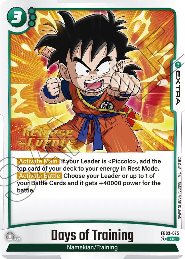 Days of Training - Raging Roar Release Event Cards - Uncommon - FB03-075