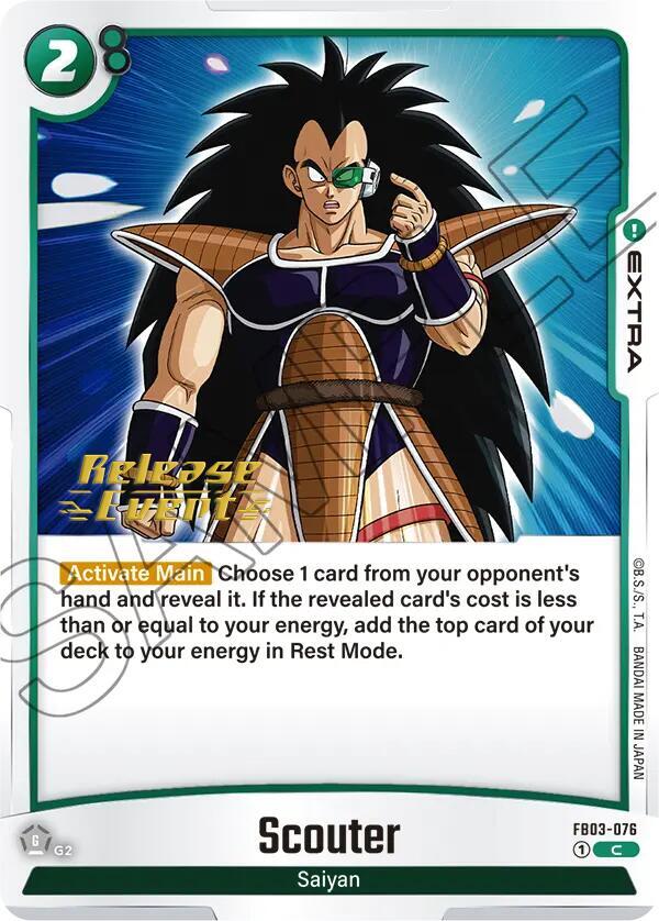 Scouter - Raging Roar Release Event Cards - Common - FB03-076