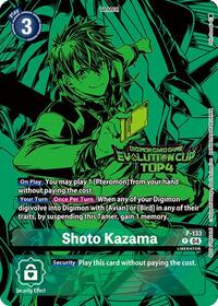 Shoto Kazama (August 2024 Evolution Cup Top 4) - Digimon Promotion Cards - Promo - P-133 P