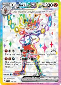 Cinderace ex - 157/142 - SV07: Stellar Crown - Ultra Rare - 157/142