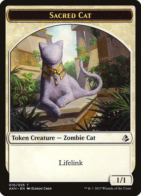 Sacred Cat Token - Amonkhet - T - 10