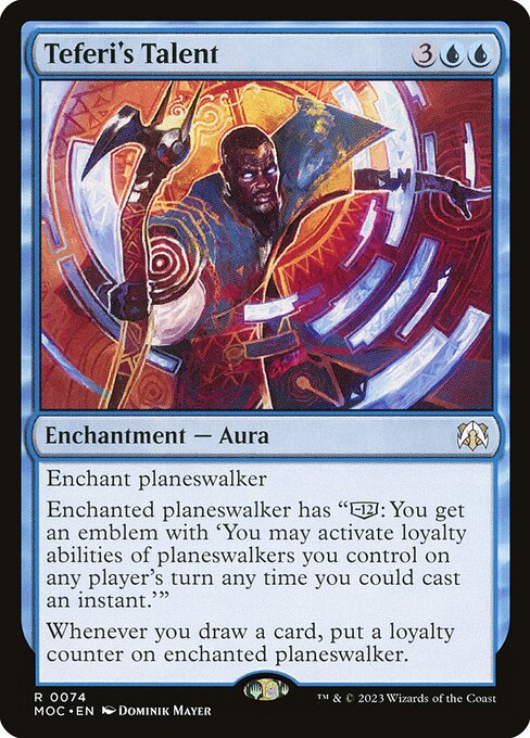 Teferi's Talent - Commander: March of the Machine - R - 74