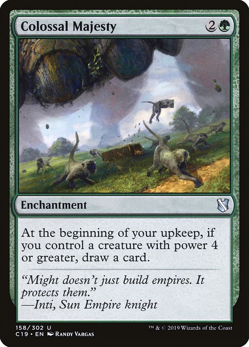 Colossal Majesty - Commander 2019 - U - 158
