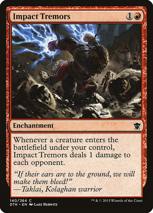 Impact Tremors - Dragons of Tarkir - C - 140