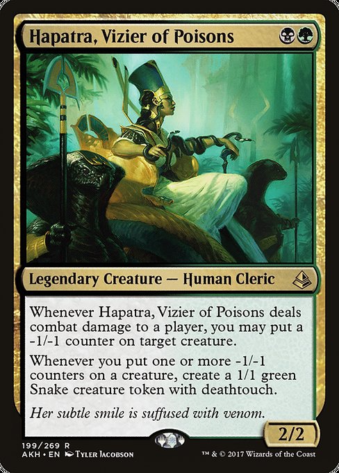 Hapatra, Vizier of Poisons - Amonkhet - R - 199