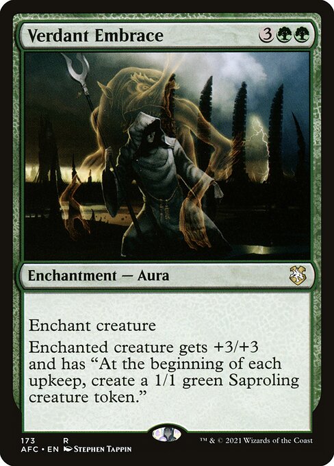 Verdant Embrace - Commander: Adventures in the Forgotten Realms - R - 173