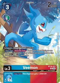 Veemon (Legend Pack 2024) - Beginning Observer - Promo - BT16-017 U