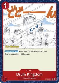 Drum Kingdom - Two Legends Pre-Release Cards - C - OP08-020