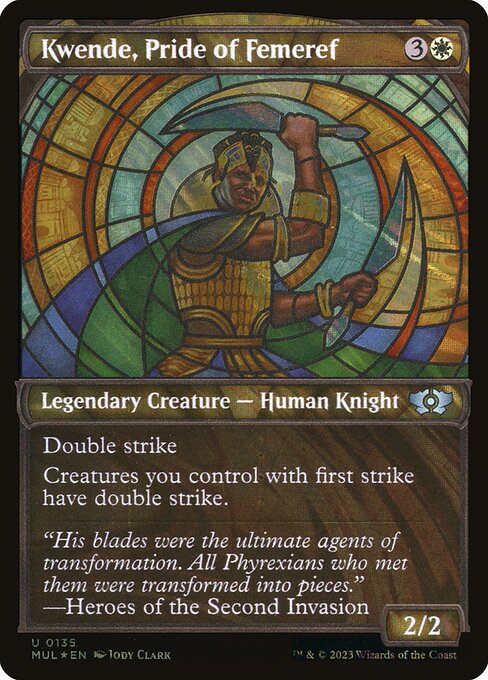 Kwende, Pride of Femeref (Halo Foil) - March of the Machine: Multiverse Legends - U - 135