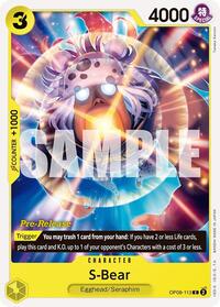 S-Bear - Two Legends Pre-Release Cards - C - OP08-113