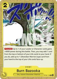 Burn Bazooka - Two Legends Pre-Release Cards - C - OP08-116