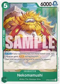 Nekomamushi - Two Legends Pre-Release Cards - UC - OP08-028