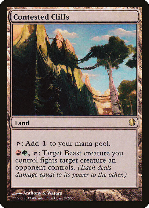 Contested Cliffs - Commander 2013 - R - 282