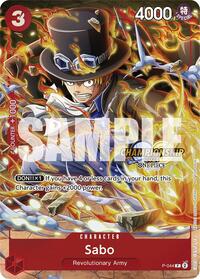 Sabo (CS 2024 Event Pack) - One Piece Promotion Cards - PR - P-044